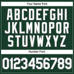 Custom Name and Number Womens V-Neck Cropped Baseball Jersey Green White-Gray Personalized Women's Green White-Gray V-Neck