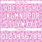 Custom Name Number Pink White Breast Cancer 3D V-Neck Cropped Baseball Jersey for Women Personalized Women's Pink White Breast