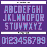 Custom Name and Number Womens Purple Light Blue-Pink V-Neck Cropped Baseball Jersey Personalized Women's Purple Light Blue-Pink