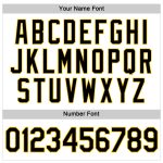 Custom Name and Number Personalized Womens Baseball Jersey V-Neck Cropped White Black Gold Personalized Women's White Black-Gold