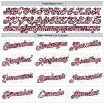 Custom Name Number Womens Pink Black V-Neck Cropped Baseball Jersey - Personalized White Medium Team Apparel Personalized