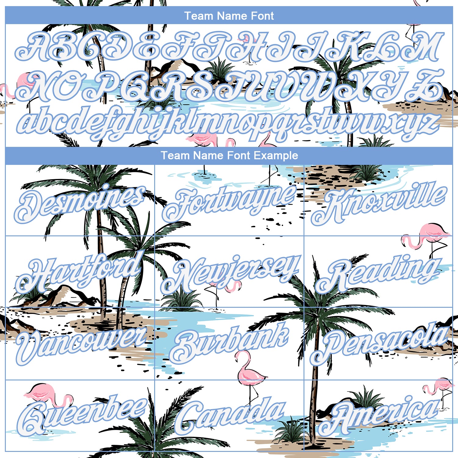 Personalized Women's White White-Light Blue Hawaii Palm Trees 3D V-Neck Cropped Baseball Jersey Personalized Womens 3D V-Neck Cropped Baseball Jersey - White & Light Blue Hawaii Palm Trees Personalized Women's White White-Light - Image 4
