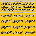 Custom Name and Number Authentic Split Fashion Baseball Jersey - Personalized Yellow Black Gray-White Personalized Yellow
