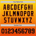 Custom Name Number Authentic Fade Fashion Baseball Jersey - Personalized Yellow Black Orange Team Personalized Yellow Black-Orange