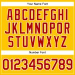 Custom Name Number Baseball Jersey Personalized Yellow Black Pinstripe Red White Authentic Team Sports Apparel Personalized