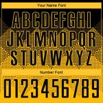 Custom Name Number Personalized Basketball Jersey Sublimation Suit - Yellow Black Round Neck Team Apparel Personalized Yellow