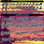 Custom Name and Number Baseball Jersey with 3D Pattern and Hawaii Palm Trees, Personalized Yellow Black-White Design Personalized