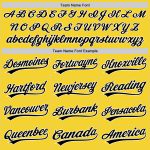 Custom Team Name Number Golf Polo Shirt - Personalized Yellow Black-White Performance Apparel Personalized Yellow Black-White