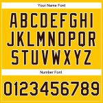 Custom Name and Number Authentic Baseball Jersey - Personalized Yellow Brown-White Team Jersey Personalized Yellow Brown-White