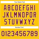 Custom Team Baseball Jersey - Personalized Yellow Crimson-White with Custom Name & Number Personalized Yellow Crimson-White