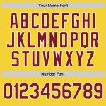 Custom Name and Number Personalized Yellow Crimson-White Vapor Golf Polo Shirt - Performance Team Apparel Personalized Yellow