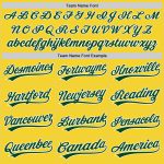 Custom Name Number Yellow Green White Vapor Golf Polo Shirt - Personalized Performance Team Apparel Personalized Yellow Green-White