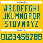 Personalized Yellow Green-White Authentic Baseball Jersey for Men and Women Personalized Yellow Kelly Green-White Authentic