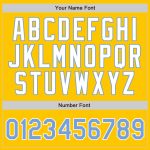 Custom Name and Number Personalized Blue Pinstripe Baseball Jersey - Authentic Team Gear Personalized Yellow Light Blue Pinstripe