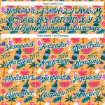 Custom Team Name Number T-Shirt - Personalized 3D Yellow Midnight Green-White Pattern Design for Hawaii Summer Holiday Personalized