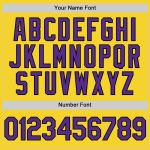Custom Name Number Vapor Golf Polo Shirt Yellow Purple-Black Performance Team Apparel Personalized Yellow Purple-Black Performance