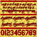 Custom Name Number Basketball Shorts 3D Pattern Crabs Shells Yellow Red Black - Authentic Team Gear Personalized Yellow Red-Black