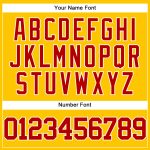 Custom Yellow Red White Baseball Jersey - Authentic Design, Personalized Team Apparel Personalized Yellow Red-White Authentic
