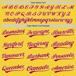 Custom Name Number Yellow Red-White Vapor Performance Golf Polo Shirt - Personalized Team Apparel Personalized Yellow Red-White