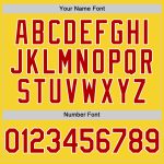 Custom Name Number Yellow Red-White Vapor Performance Golf Polo Shirt - Personalized Team Apparel Personalized Yellow Red-White