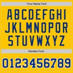 Custom Name Number Baseball Jersey - Personalized Yellow Gray-White Authentic Split Team Fashion Personalized Yellow Royal