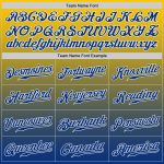 Custom Team Name and Number Baseball Jersey - Personalized Yellow Royal-White Authentic Fade Fashion Jersey Personalized