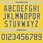 Custom Name Number Performance Vapor Golf Polo Shirt - Personalized Yellow Steel Gray-White Personalized Yellow Steel Gray-White