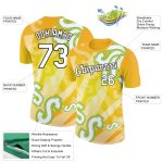 Custom Dollar Sign Money Theme T-Shirt with Personalized Name and Number in Yellow and Black 3D Pattern Design Personalized