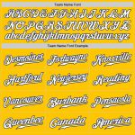 Custom Name and Number Personalized Yellow White-Navy Fade Baseball Jersey for Team Personalized Yellow White-Navy Authentic