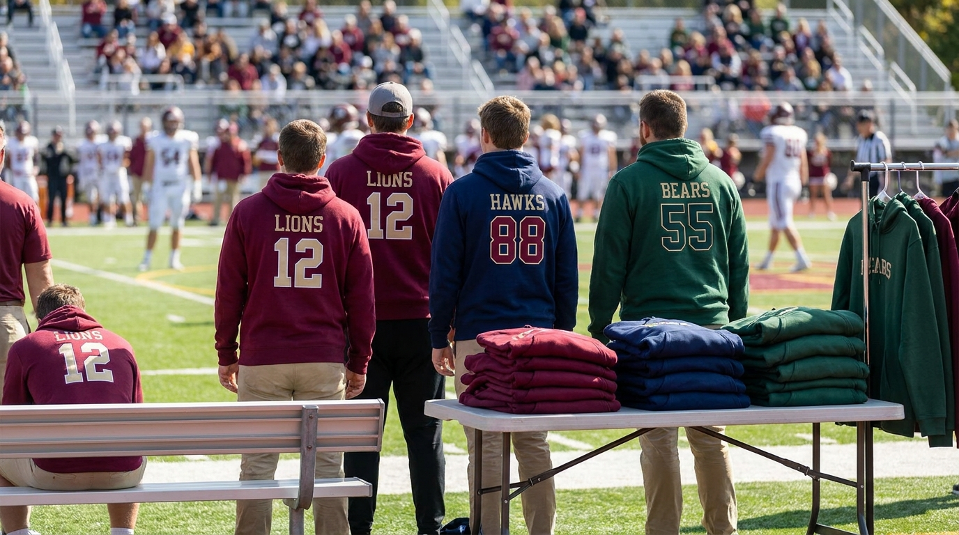 Custom football hoodies by NationFans