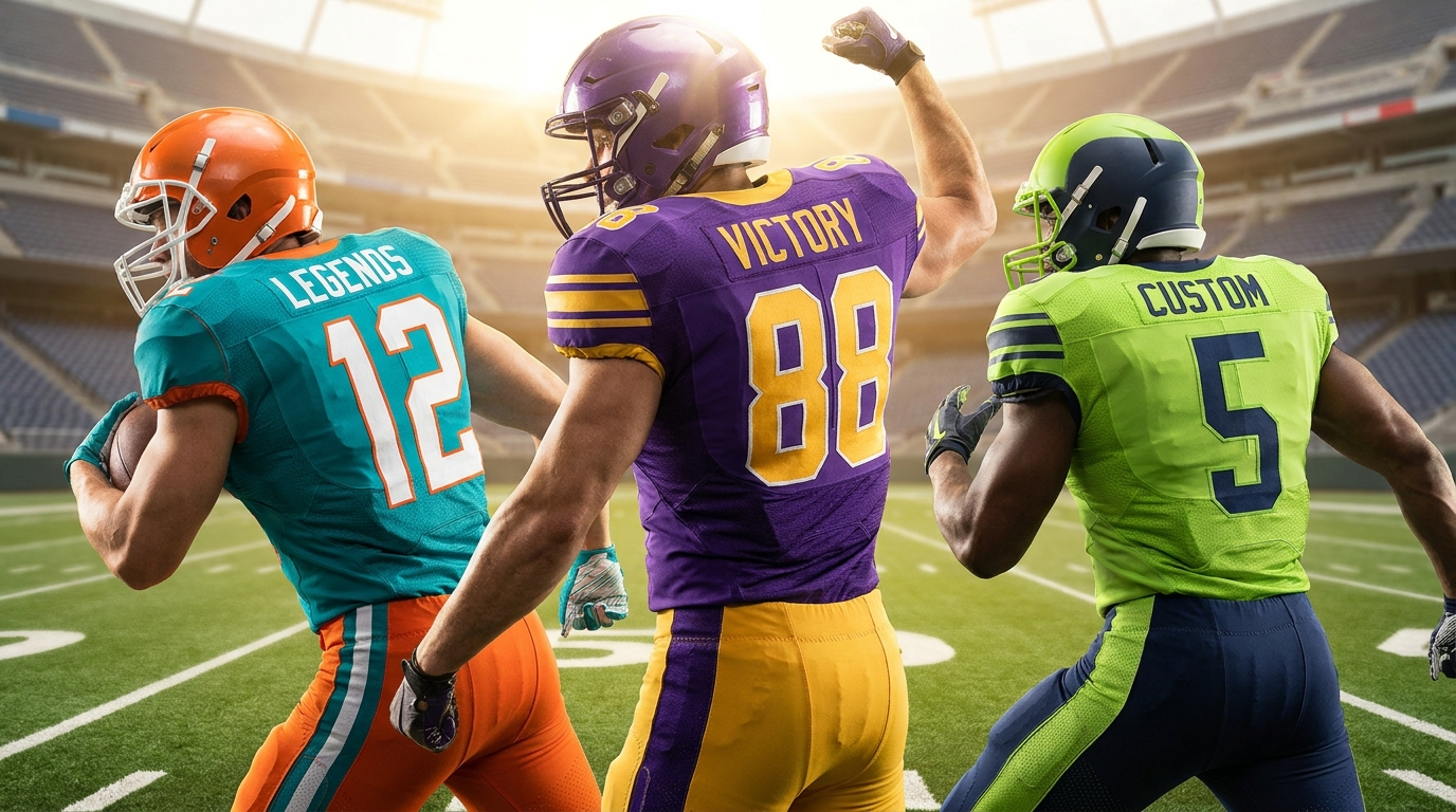 Custom football jerseys by NationFans