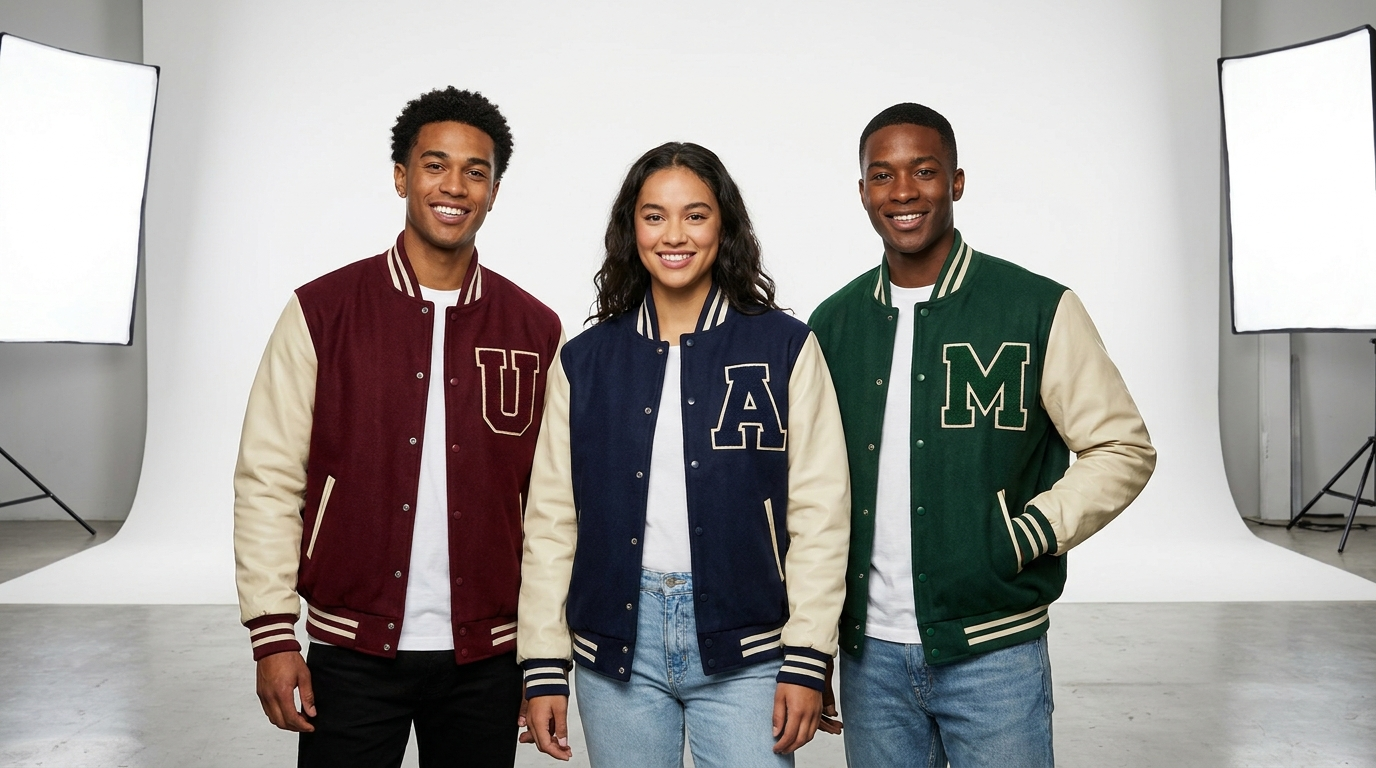 Custom varsity letterman jackets by NationFans