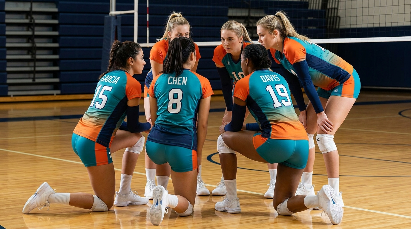 Custom volleyball uniforms by NationFans